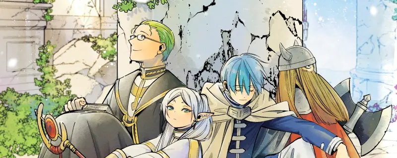 Banner de Frieren e a Jornada para o Além